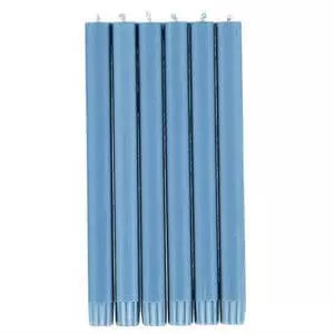 British Colour Standard Eco Dinner Candles 6 Pack